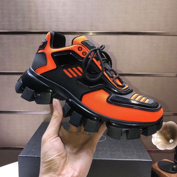 

arrival mens cloudbust thunder knit sneakers luxury designer oversize sneaker light rubber sole 3d trainers womens big size triplet02, Black