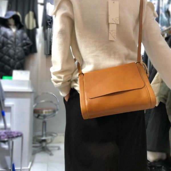 

women shoulder bag genuine leather shoulderbags new design version wild girls messenger bag bolsa feminina