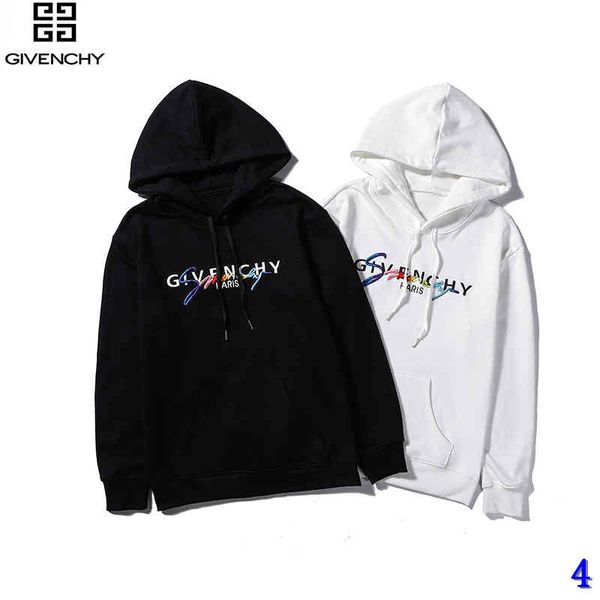 

mens designer hoodie sweatshirts new hoodies high street embroidery letter with print hoodie pullover winter sweatshirts4, White;black