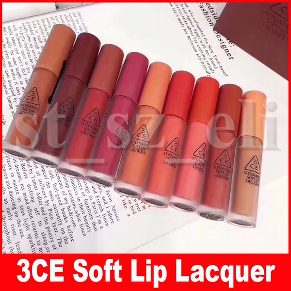 

3ce макияж губ матовая жидкая губная помада длительный водостойкий мягкий мягкий оттенок лака для губ матовый ню блеск для губ блеск для губ