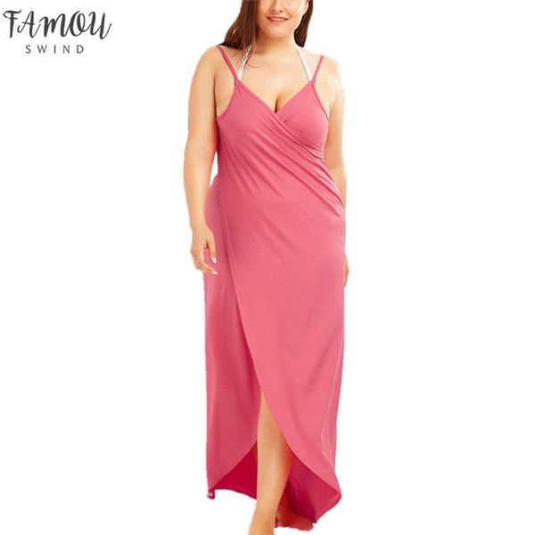 

2020 summer women beach v-neck sling dress backless swimwear cover up warp femme tropical dresses plus size vestido, Black;gray