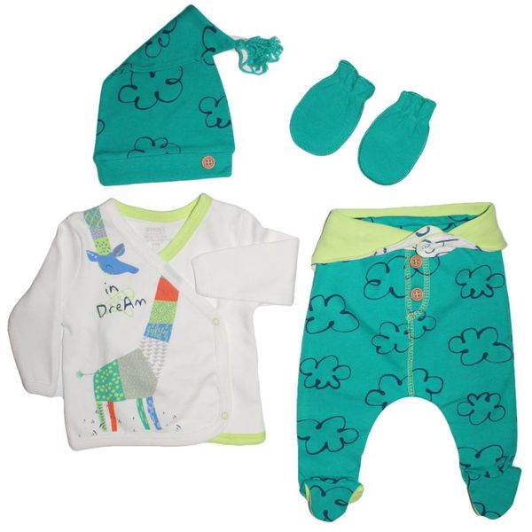 

жираф напечатанных грина 5'li больница выход set, White