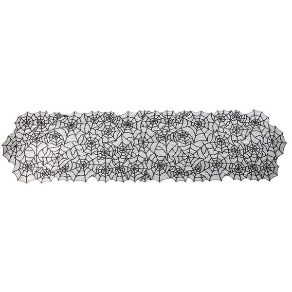 

spider web net black halloween tablecover lace halloween easter festival tablecloth for parties event decor, & dinner new