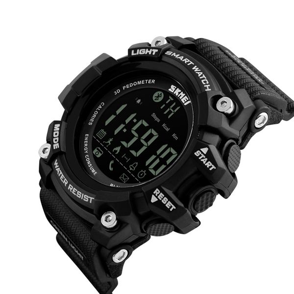 

skmei men outdoor sports watch countdown 2time alarm fashion digital watch 5bar waterproof wristwatches relogio masculino 1384, Slivery;brown