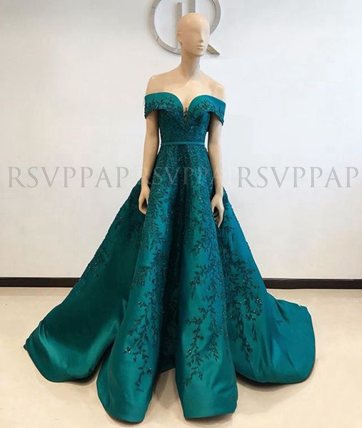 

long elegant evening dress 2019 sweetheart cap sleeve beaded lace african emerald green women party evening gowns, White;black