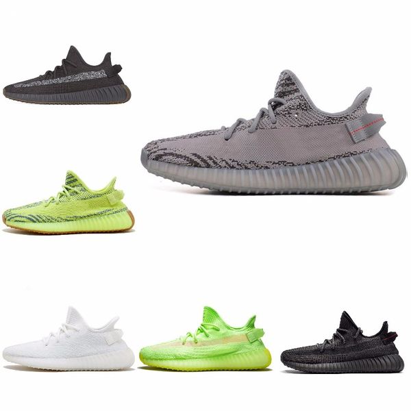 

kanye west static running shoes new israfil cinder desert sage earth tail light zebra womens mens trainers sneakers size 13 luxky j#006512