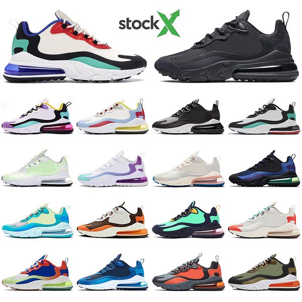 

with socks react men women running shoes triple black bauhaus dream capsule right violet optical electro green breathable sports sneakers