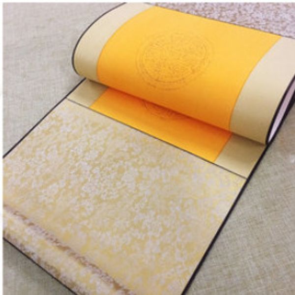 

02 antithetical couplet antique hanging scroll calligraphy creation blank xuan paper painting scroll half life seven