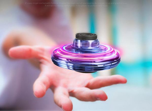 

2020 flynova pinner mo t tricked out hand flying pinner mini ufo led drone aucer flying toy decompre ion toy ooa7400