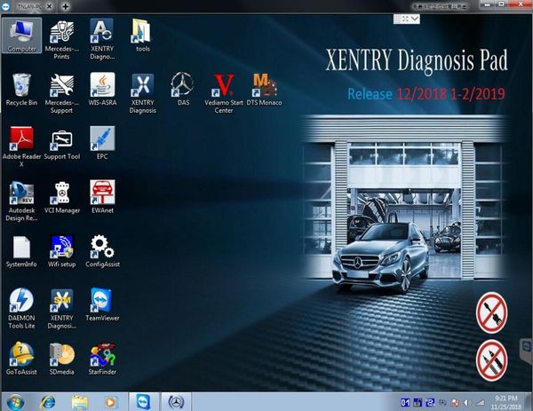 

2018.12 mb star c4 c5 sd c4 full software included xentry/das/epc/wis/ewa/vediamo/dts-monaco hard drive hdd/ssd ing