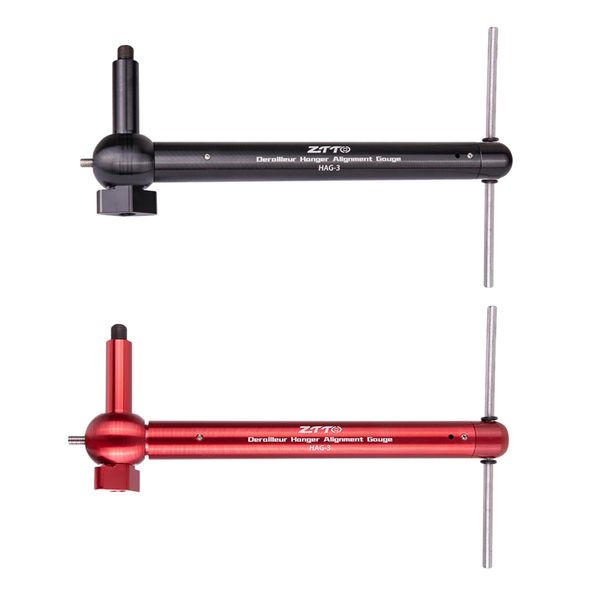 

derailleur hanger alignment gauge black+red