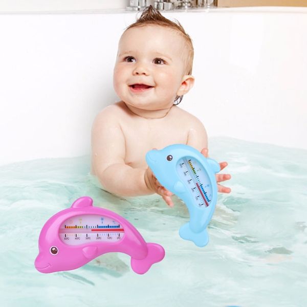 

water thermometer baby bathing dolphin shape temperature infants toddler shower