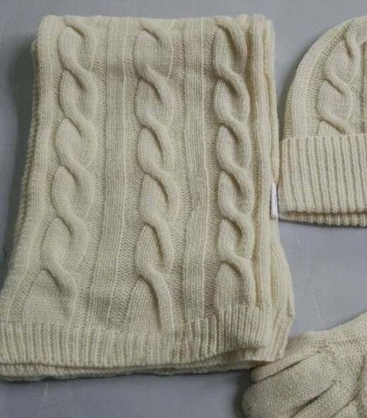 

2023 new designer hats scarves gloves sets fashion scarf gloves beanie cold weather accessories cashmere gift sets for men women's, Blue;gray