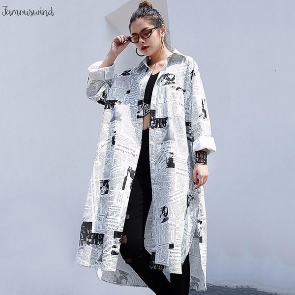 

урожай кнопка блузы женщина рубашка нерегулярные хем batwing рукава женская мода однобортный split long печататься мода, White