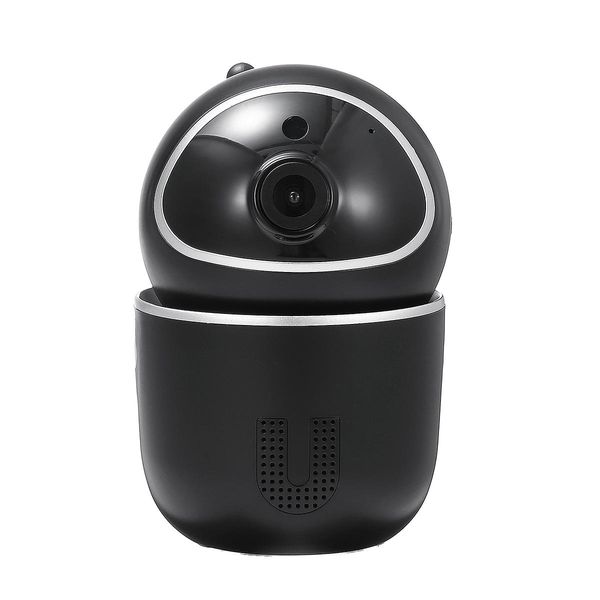 

wifi wireless hd 1080p ip camera night vision motion sensor ptz two way intercom security camera - black