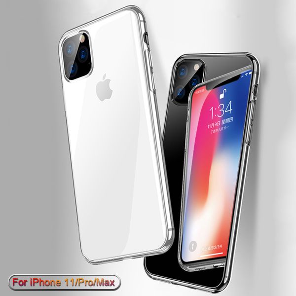 

роскошный мягкий силиконовый чехол для iphone 11 pro max 7 8 6 6s plus x xs max xr прозрачный тпу телефон shell для iphone 11 pro max case