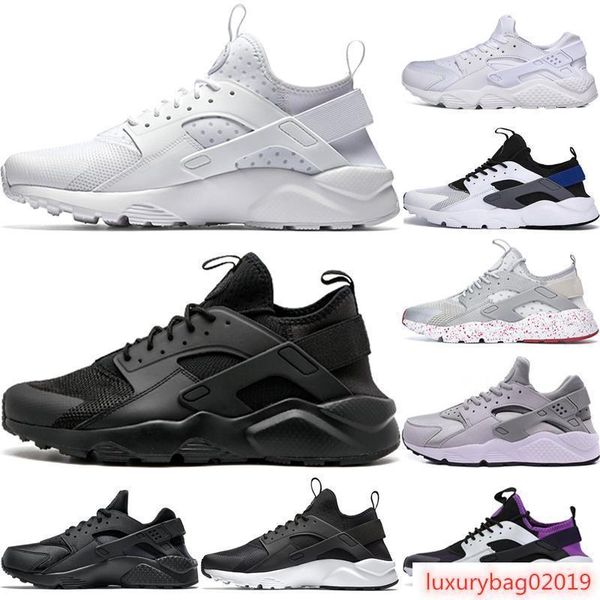 

men huarache i running shoes men women sports shoes triple black white gold huraches 1.0 women outdoor trainer sneakers us 5.5-11