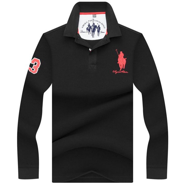 

роскошные мужские дизайнерские поло высококачественные дизайнерские рубашки поло мужские футболки осень пуловер горячая верхняя одежда 8 цве, White;black