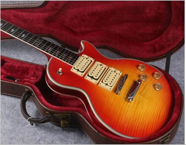 

standard custom shop style ace frehley signature guitar highest quality ace frehley 3 pickups electric guitar,ing