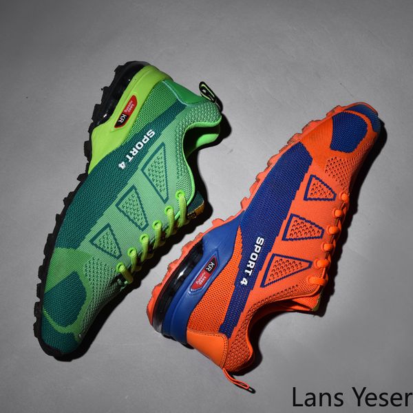 

men hiking shoes outdoor mountaineer climbing sneakers non-slip camping shoes for male men plus size 48 loopschoenen speedcross4