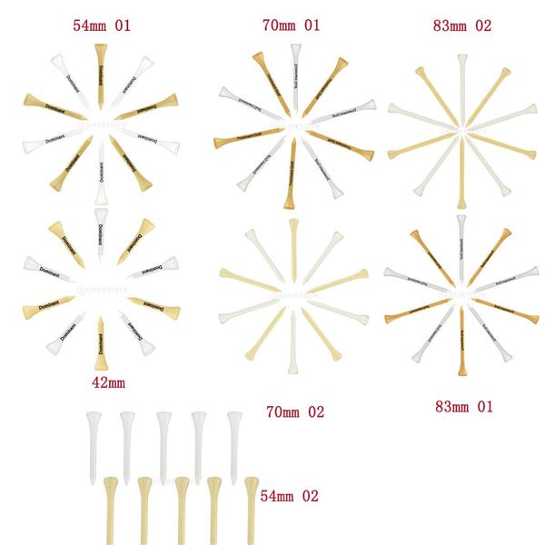 

pack of 10 golf tees golf driving range practicetee holder tees divot tool 54mm golf accessaries lghfk