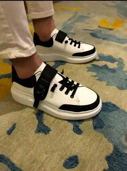 

men's designer shoes white leather women's casual black red blue fashion comfortable flat shoes size 36-45
