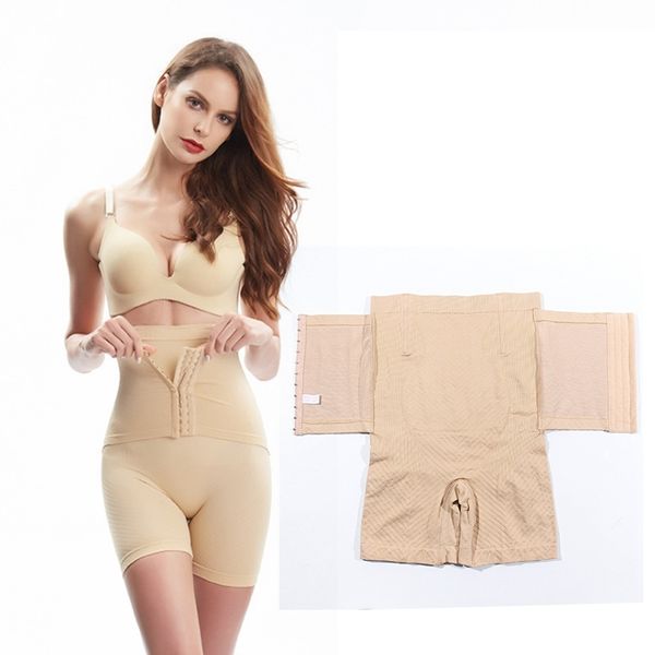 

женщины три пряжки крючок body shaper трусики животик живот контроль тела похудение корректирующее белье пояс нижнее белье талия тренер корс, Black;white