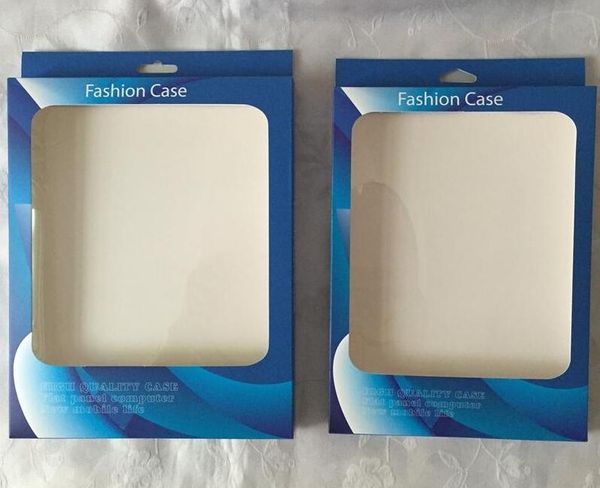 Confezione di vendita al dettaglio adatta per Ipad 2 3 4 / Air Air 2, iPAD 5 6 / Mini custodia in pelle per tablet Hang Fashion Universal Paper + PVC PC Packaging Box Bags