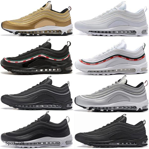 

2020 new arrival men women running shoes cushion silver gold sneakers athletic sports outdoor shoes size 36-45, Black