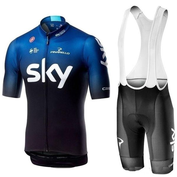 

Sky 2019 ummer new cycling jer ey pro team bike hort leeve clothing racing bicycle portwear et ropa cicli mo hombre