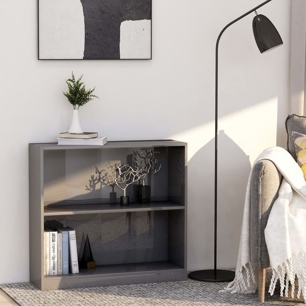 

shiny серый стеллаж 80 x 24 x 75 cm агломерат мебель для гостиной