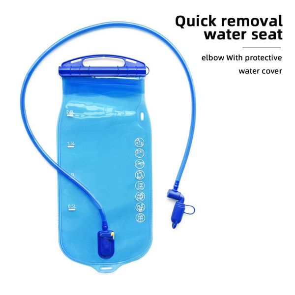 

copozz 2l / 3l открытый велоспорт бег складная peva mountain water bag спорт гидратация пузырь для езда кемпинг туризм скалолазание