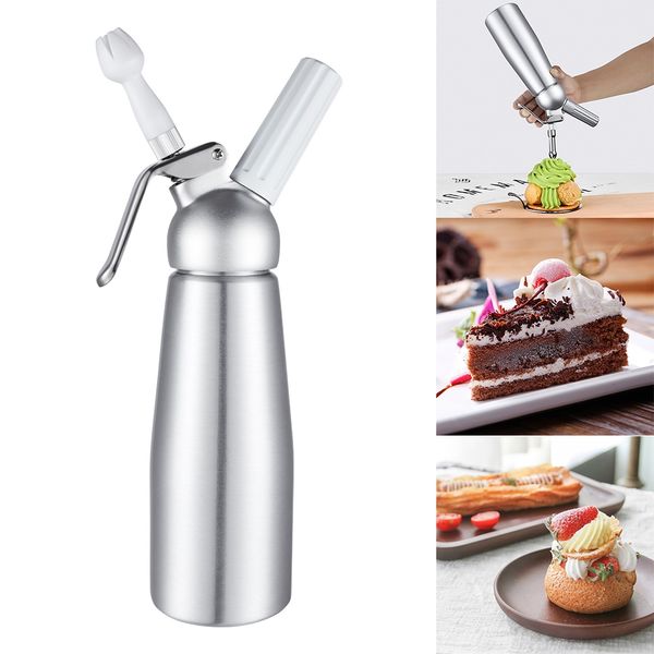 

500ml cream whipped dispenser aluminum whipped cream dispenser decorating nozzles desserts with three nozzles other kitchen tools
