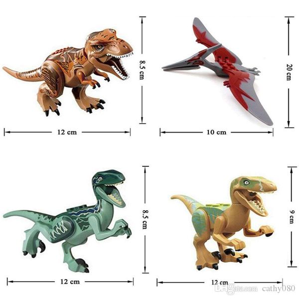 

dinosaurs legoing jurassic world 2 tyrannosaurus rex building blocks bricks my animal figures toys for children gift