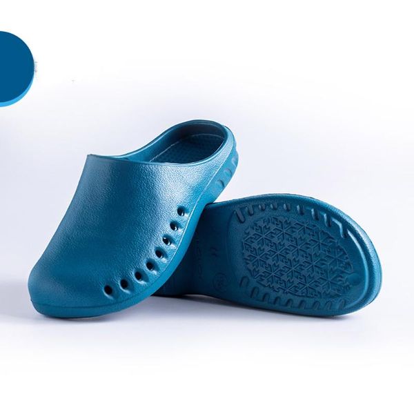 

men slippers breathable shoes slippers operating room shoes work sandals anti slip 12, Black