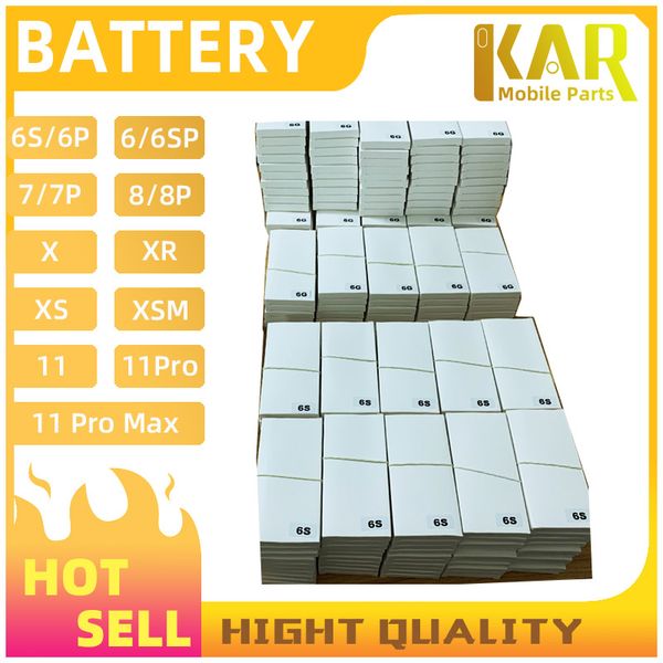 

300pcs/lot brand new battery for iphone 6 7 8 5 5s 6s plus xr 11 12mini good quality battery fedex or ups