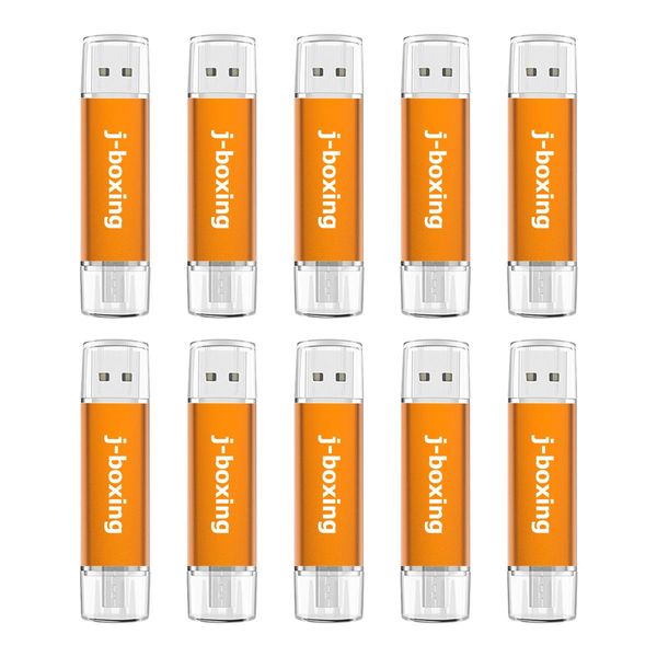 Mehrfarbig 10 Stück 32 GB OTG USB 2.0 Flash-Laufwerk Daumenlaufwerke Speicher Memory Stick Pen Drive für Computer Android Smartphone Tablet MacBook