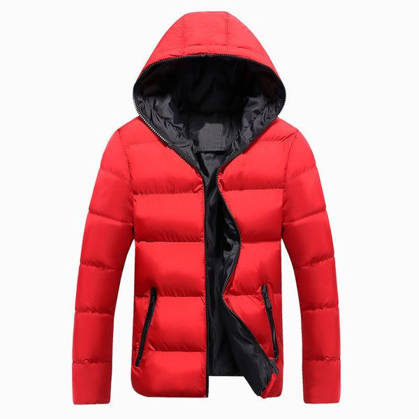 

2019 new jackets men winter casual outwear windbreaker jaqueta masculino solid slim fit hooded fashion overcoats homme plus size, Black;brown