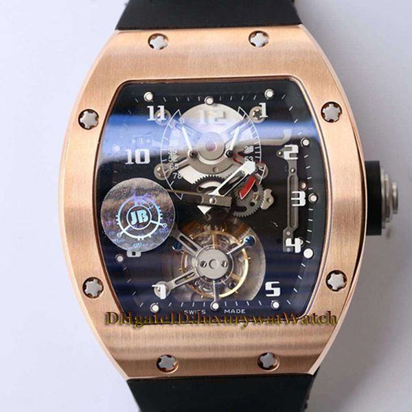 

Новый Rm001 двойной запас хода дисплей ручной реальный турбийон автоматические мех