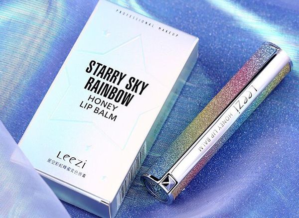 

Korean tar change color lip tick rainbow honey gradual change lip tick moi turizing moi turizing lip balm female tudent