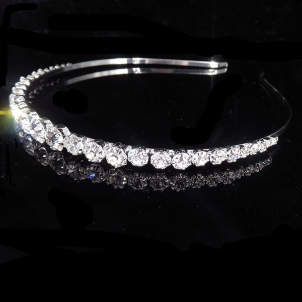 

women rhinestone beads crystal crown headband wedding headdress hair accessories for women girls wedding gift