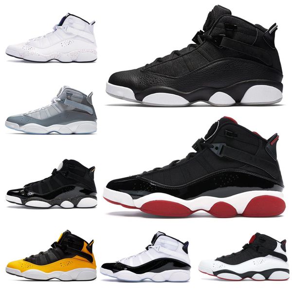 

2020 men basketball shoes 6 six rings concord confetti taxi bred space jam mens trainers athletic sports sneakers 7-13