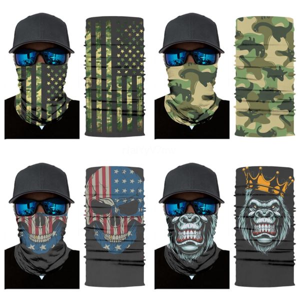 

magic multycolors headwear neck cycling skull scarf bike motorcycle helmet dust face mask bandana skull scarf multifunctio #509#497, Blue;black