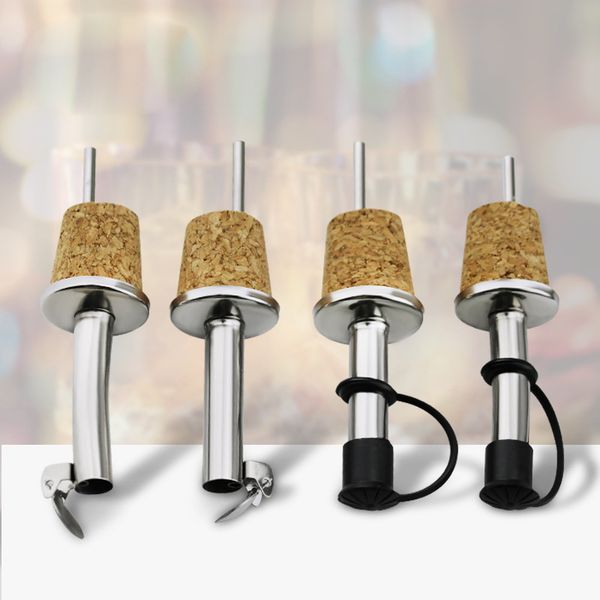 

stainless steel cork ser wine ser pourer bottle diversion nozzle red wine pourer bar kitchen tools