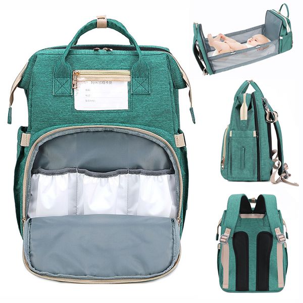 

большая емкость мешок для пеленки рюкзак многофункциональная детская кровати сумки для беременных медсетейной сумки для материнства