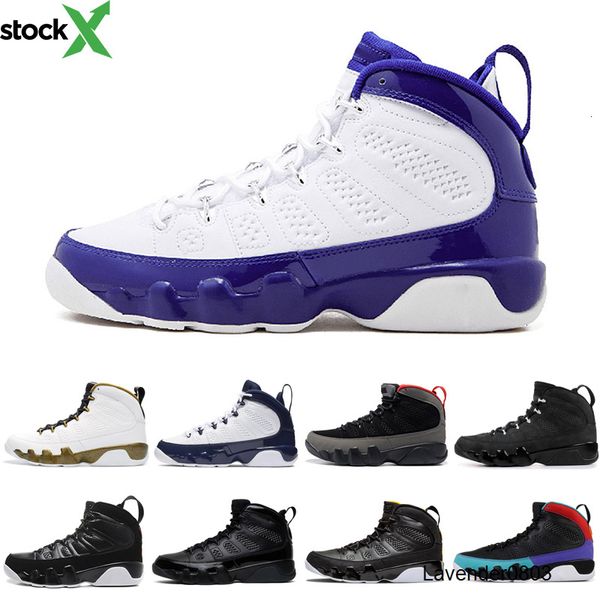 

discount 9s basketball shoes for men gym red racer blue bred citrus dream it do it 9 oreo mens trainers sports sneakers 7-13, Black