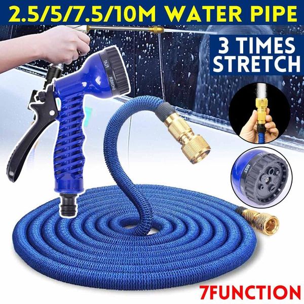 

расширяемый волшебный гибкий садовый шланг для полива с распылителями садовый автомобиль водопровод шланги для полива