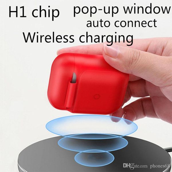 

tws w1 h1 chip animation earphones air headphones pods stereo earbuds headset sealed bluetooth earphone with package box tws i12 i17