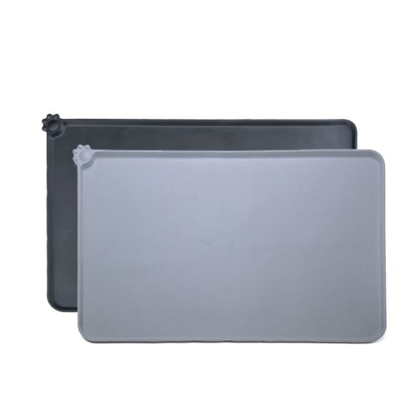 

silicone pet mat for dog cat food bowl drinking pad feeding placemat 2019 new style pet bowl feeding tools