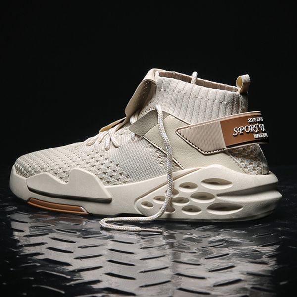 

street trend mesh sport shoes breathable running shoes for men slip-on sneakers trainers zapatillas outdoor walking